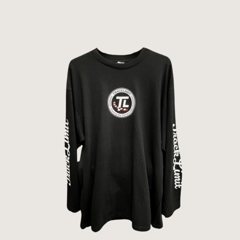 トラックリミットロングTシャツ黒